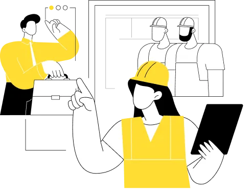 Les ouvriers du bâtiment